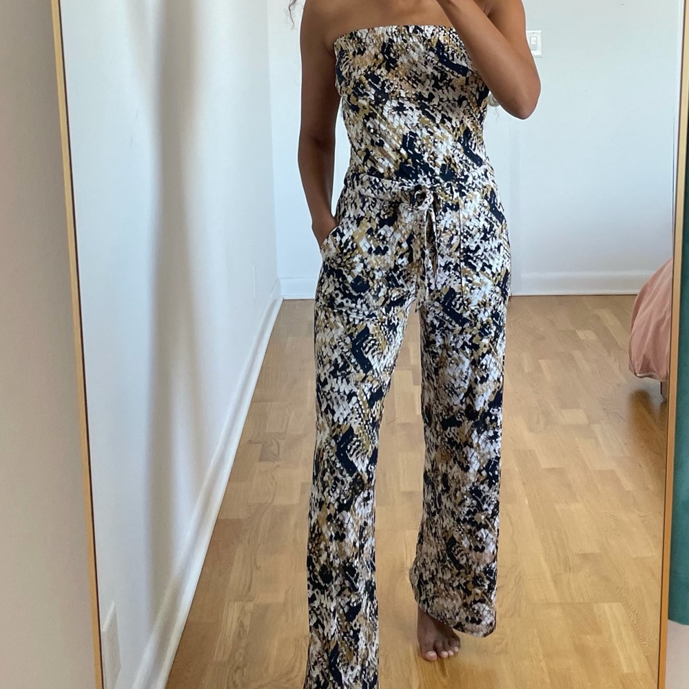 DVF Strapless Jumpsuit